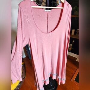 Easel szL light Pink flowy Dress